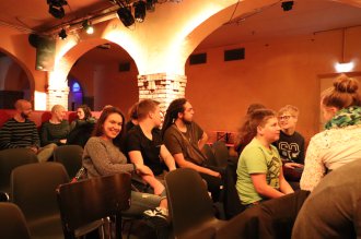 Theatergruppe auf Tour