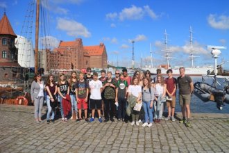 Gemeinsame Klassenfahrt nach Greifswald Die Klassenfahrt der Klassen 10b und 10c