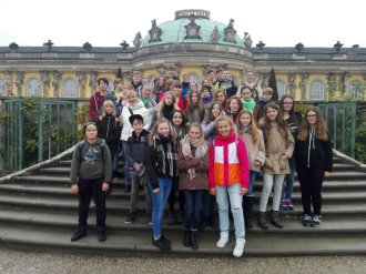 Wandertag der Klassen 7a und 7d in Potsdam
