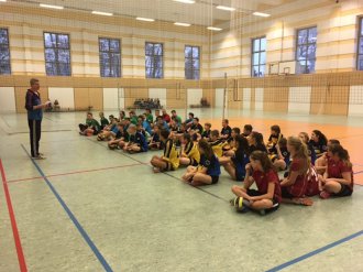Jugend trainiert für Olympia-Volleyball