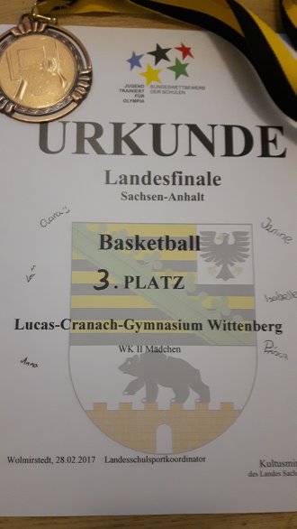 Landesfinale Basketball in Wolmierstedt