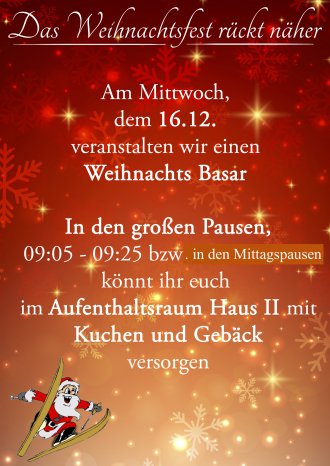 WEIHNACHTS-BASAR
