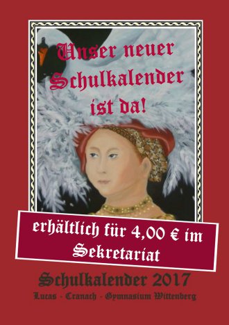 Verkauf Kunstkalender 2017 beginnnt